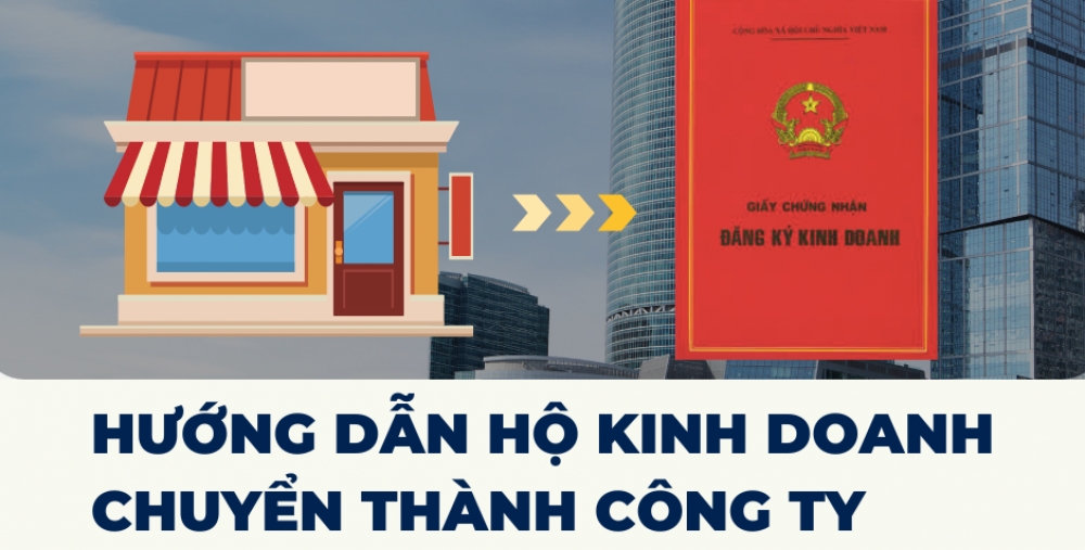 HƯỚNG DẪN HỘ KINH DOANH CHUYỂN THÀNH CÔNG TY