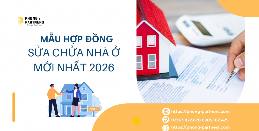 MẪU HỢP ĐỒNG SỬA CHỮA NHÀ Ở MỚI NHẤT 2026