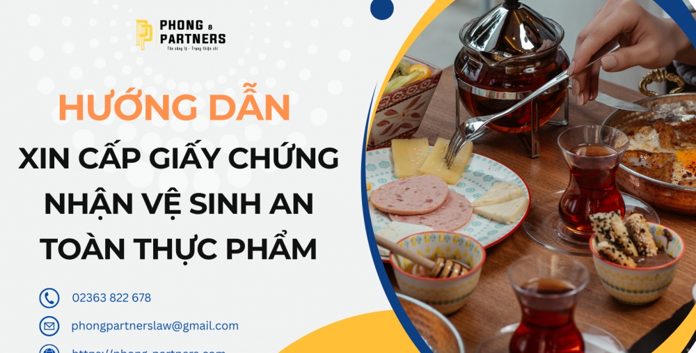 HƯỚNG DẪN XIN CẤP GIẤY CHỨNG NHẬN VỆ SINH AN TOÀN THỰC PHẨM