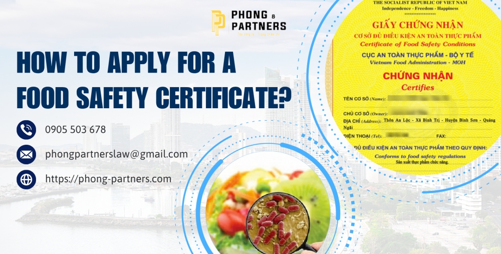 ​HOW TO APPLY FOR A FOOD SAFETY CERTIFICATE?