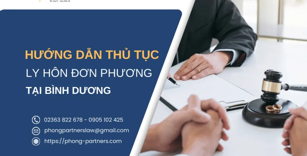 HƯỚNG DẪN THỦ TỤC LY HÔN ĐƠN PHƯƠNG TẠI BÌNH DƯƠNG