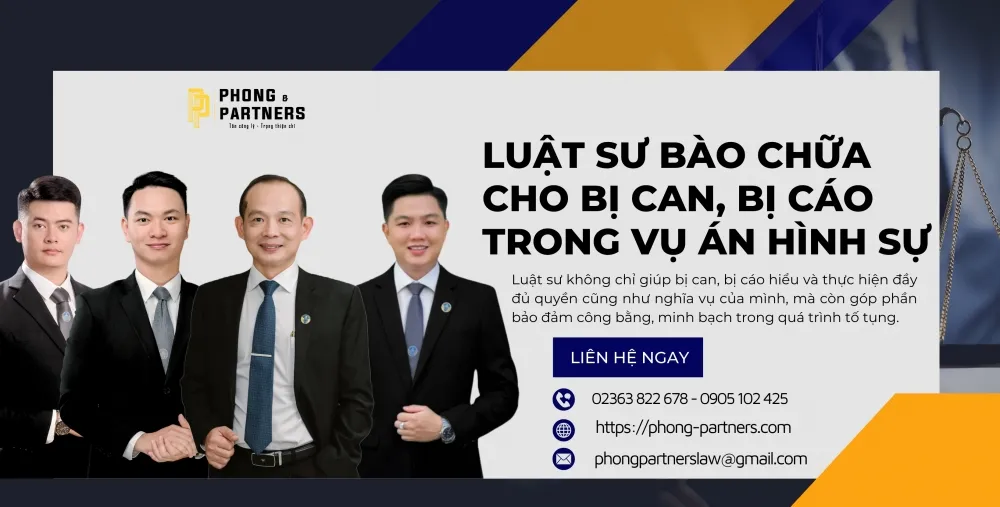 LUẬT SƯ BÀO CHỮA CHO BỊ CAN, BỊ CÁO TRONG VỤ ÁN HÌNH SỰ