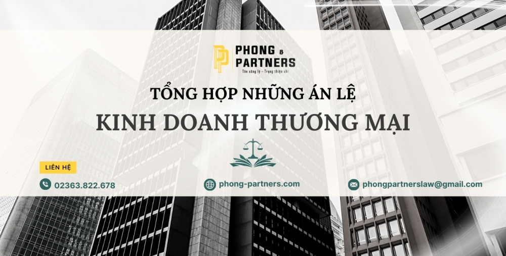 ÁN LỆ KINH DOANH THƯƠNG MẠI