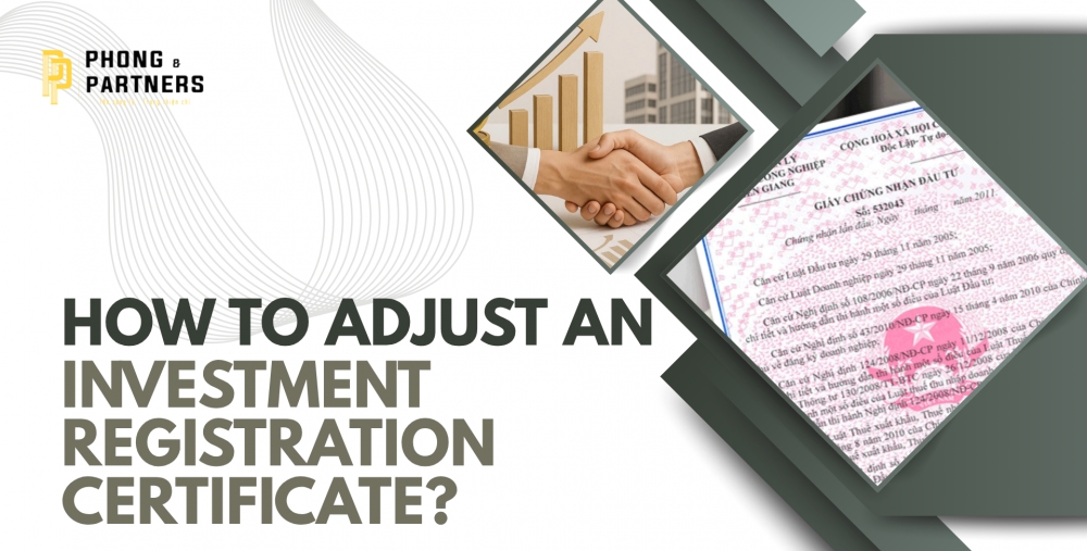 HOW TO ADJUST AN INVESTMENT REGISTRATION CERTIFICATE?