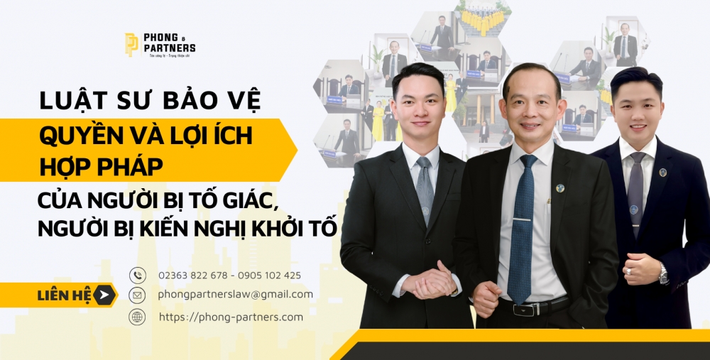 LUẬT SƯ BẢO VỆ QUYỀN VÀ LỢI ÍCH HỢP PHÁP CỦA NGƯỜI BỊ TỐ GIÁC, NGƯỜI BỊ KIẾN NGHỊ KHỞI TỐ