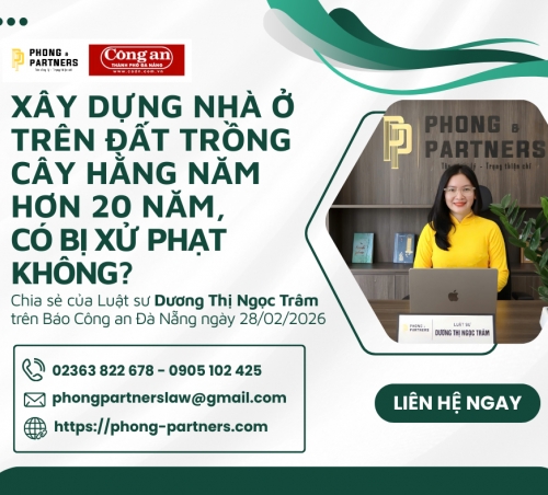 XÂY DỰNG NHÀ Ở TRÊN ĐẤT TRỒNG CÂY HẰNG NĂM HƠN 20 NĂM, CÓ BỊ XỬ PHẠT KHÔNG?