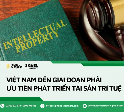 VIỆT NAM ĐẾN GIAI ĐOẠN PHẢI ƯU TIÊN PHÁT TRIỂN TÀI SẢN TRÍ TUỆ