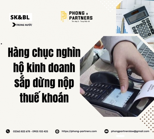 HÀNG CHỤC NGHÌN HỘ KINH DOANH SẮP DỪNG NỘP THUẾ KHOÁN