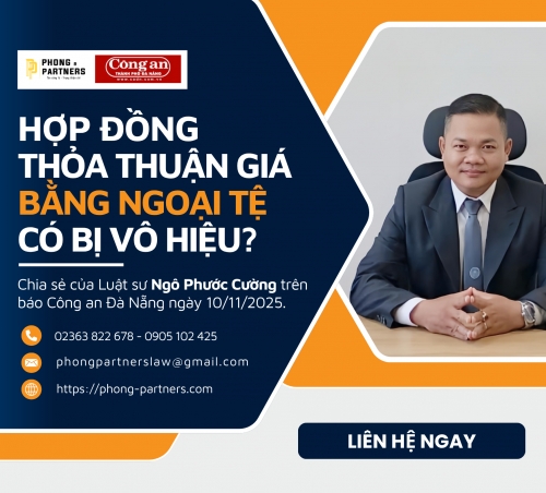 HỢP ĐỒNG THỎA THUẬN GIÁ BẰNG NGOẠI TỆ CÓ BỊ VÔ HIỆU?