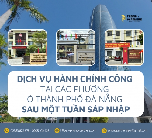 DỊCH VỤ HÀNH CHÍNH CÔNG TẠI CÁC PHƯỜNG Ở THÀNH PHỐ ĐÀ NẴNG SAU MỘT TUẦN SÁP NHẬP 