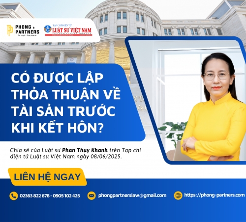 CÓ ĐƯỢC LẬP THỎA THUẬN VỀ TÀI SẢN TRƯỚC KHI KẾT HÔN?