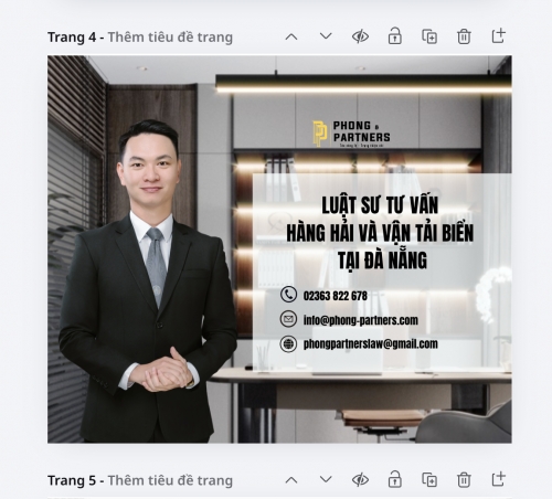 LUẬT SƯ TƯ VẤN HÀNG HẢI VÀ VẬN TẢI BIỂN TẠI ĐÀ NẴNG