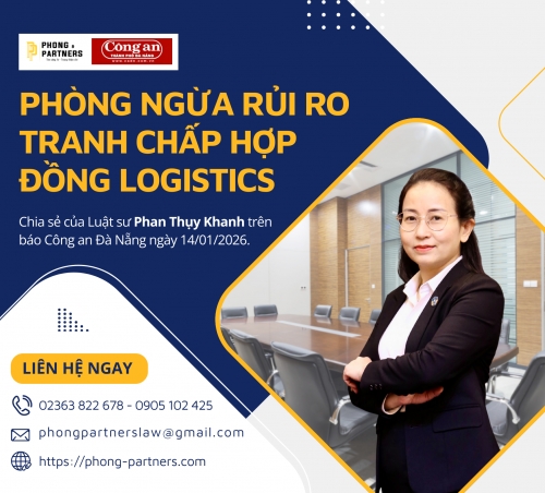 PHÒNG NGỪA RỦI RO TRANH CHẤP HỢP ĐỒNG LOGISTICS