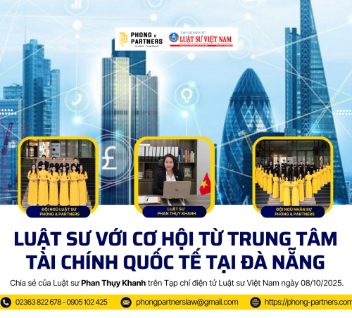LUẬT SƯ VỚI CƠ HỘI TỪ TRUNG TÂM TÀI CHÍNH QUỐC TẾ TẠI ĐÀ NẴNG