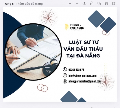 LUẬT SƯ TƯ VẤN ĐẤU THẦU TẠI ĐÀ NẴNG