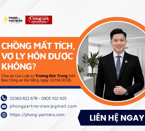 CHỒNG MẤT TÍCH, VỢ LY HÔN ĐƯỢC KHÔNG?