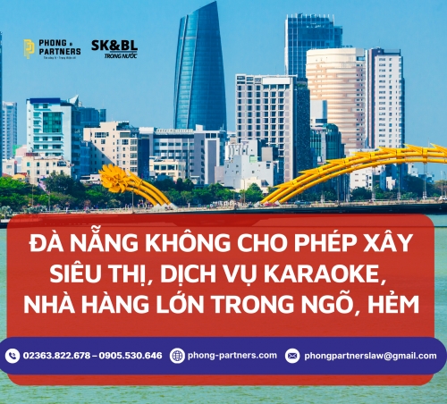 ĐÀ NẴNG KHÔNG CHO PHÉP XÂY SIÊU THỊ, DỊCH VỤ KARAOKE, NHÀ HÀNG LỚN TRONG NGÕ, HẺM