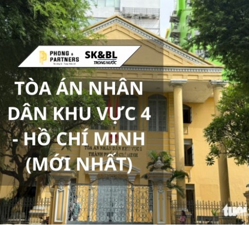 TÒA ÁN NHÂN DÂN KHU VỰC 4 - HỒ CHÍ MINH (MỚI NHẤT)