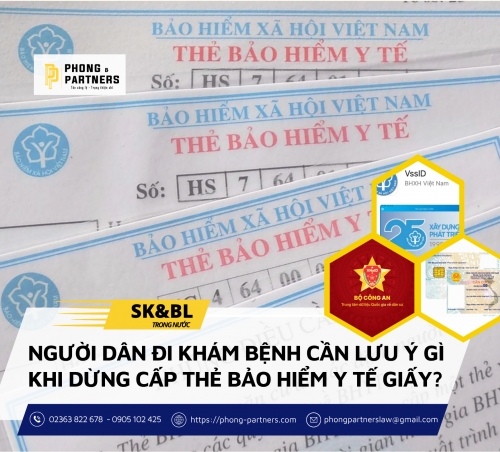 NGƯỜI DÂN ĐI KHÁM BỆNH CẦN LƯU Ý GÌ KHI DỪNG CẤP THẺ BẢO HIỂM Y TẾ GIẤY?