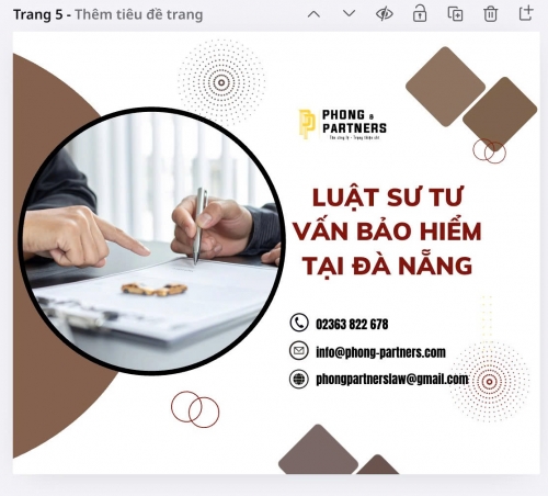 LUẬT SƯ TƯ VẤN BẢO HIỂM TẠI ĐÀ NẴNG