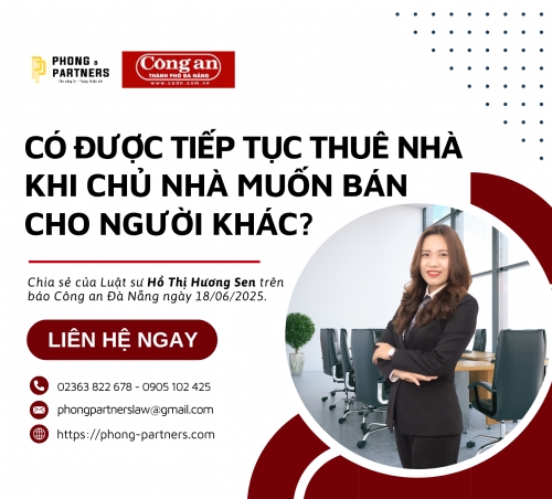 CÓ ĐƯỢC TIẾP TỤC THUÊ NHÀ KHI CHỦ NHÀ MUỐN BÁN CHO NGƯỜI KHÁC?