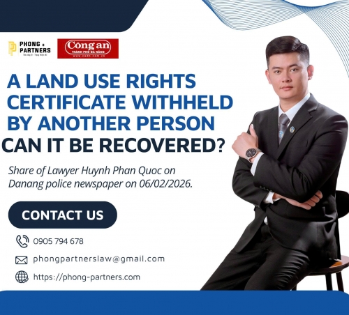 A LAND USE RIGHTS CERTIFICATE WITHHELD BY ANOTHER PERSON, CAN IT BE RECOVERED?