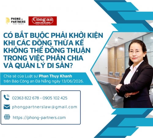 CÓ BẮT BUỘC PHẢI KHỞI KIỆN KHI CÁC ĐỒNG THỪA KẾ KHÔNG THỂ ĐỒNG THUẬN TRONG VIỆC PHÂN CHIA VÀ QUẢN LÝ DI SẢN?