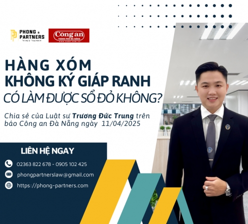 HÀNG XÓM KHÔNG KÝ GIÁP RANH CÓ ĐƯỢC LÀM SỔ ĐỎ KHÔNG?