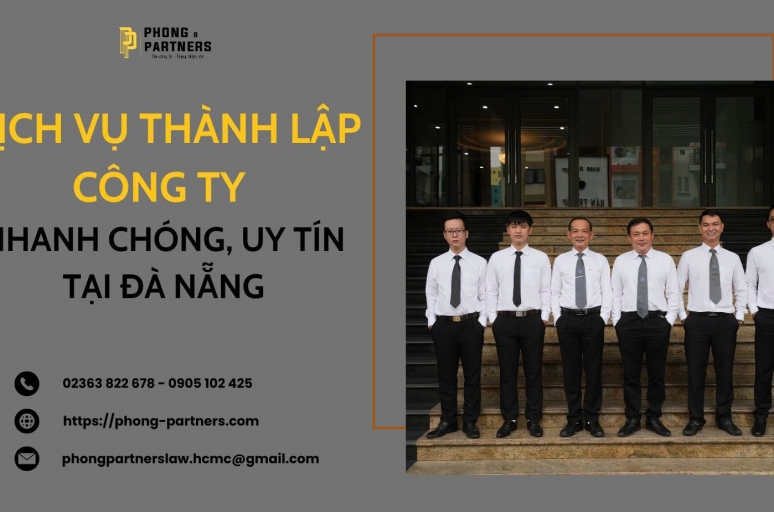 DỊCH VỤ THÀNH LẬP CÔNG TY NHANH CHÓNG, UY TÍN TẠI ĐÀ NẴNG