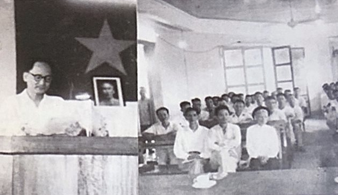 Đồng chí Hoàng Quốc Việt, Viện trưởng Viện Kiểm sát nhân dân tối cao tham dự Hội nghị học tập Luật tổ chức Viện kiểm sát nhân dân, tiến hành tháng 8-1960.